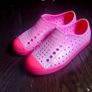 Pink Waterproof flats